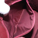 BURBERRY Nova Check Hand Bag Canvas Beige Gold Auth 126305-18