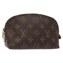 LOUIS VUITTON Monogram Pochette Cosmetic PM Pouch M43998 LV Auth 126308-1