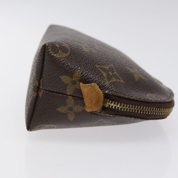 LOUIS VUITTON Monogram Pochette Cosmetic PM Pouch M43998 LV Auth 126308