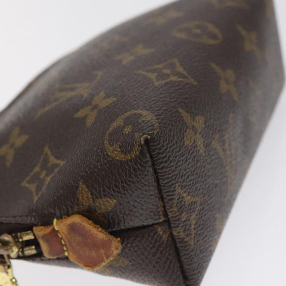 LOUIS VUITTON Monogram Pochette Cosmetic PM Pouch M43998 LV Auth 126308