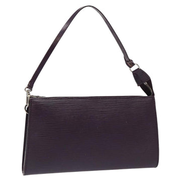 LOUIS VUITTON Epi Pochette Accessoires Pouch Purple Cassis M5298K LV Auth 126313