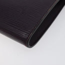LOUIS VUITTON Epi Pochette Accessoires Pouch Purple Cassis M5298K LV Auth 126313-9