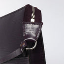 LOUIS VUITTON Epi Pochette Accessoires Pouch Purple Cassis M5298K LV Auth 126313-17