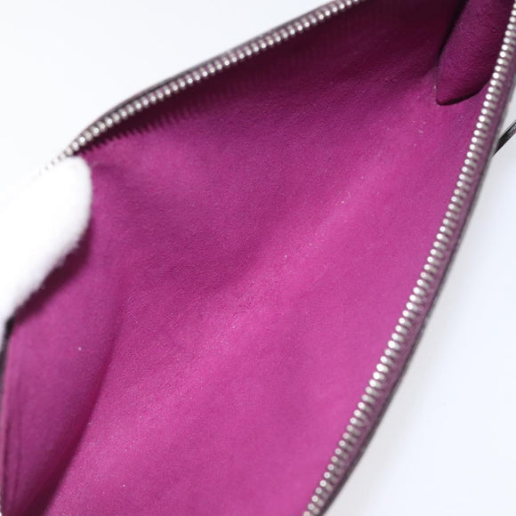 LOUIS VUITTON Epi Pochette Accessoires Pouch Purple Cassis M5298K LV Auth 126313