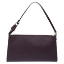 LOUIS VUITTON Epi Pochette Accessoires Pouch Purple Cassis M5298K LV Auth 126313-2