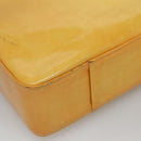 LOUIS VUITTON Monogram Vernis Columbus Tote Bag Lime Yellow M91047 Auth 126315-9