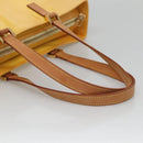 LOUIS VUITTON Monogram Vernis Columbus Tote Bag Lime Yellow M91047 Auth 126315-7