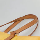 LOUIS VUITTON Monogram Vernis Columbus Tote Bag Lime Yellow M91047 Auth 126315-8