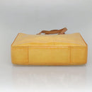 LOUIS VUITTON Monogram Vernis Columbus Tote Bag Lime Yellow M91047 Auth 126315-5