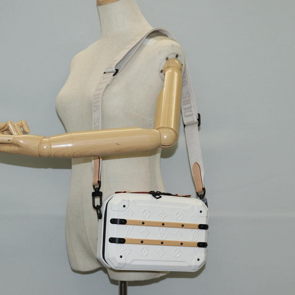 LOUIS VUITTON Monogram Future Trunk Hand Bag White M21950 LV Auth 126317M
