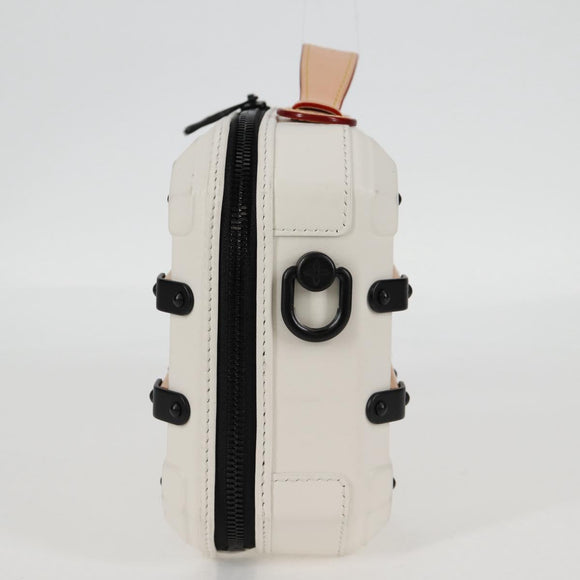 LOUIS VUITTON Monogram Future Trunk Hand Bag White M21950 LV Auth 126317M