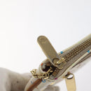 LOUIS VUITTON Monogram Multicolor Pochette MM Pouch White M60028 LV Auth 126318-13