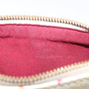 LOUIS VUITTON Monogram Multicolor Pochette MM Pouch White M60028 LV Auth 126318-15