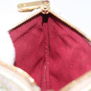 LOUIS VUITTON Monogram Multicolor Pochette MM Pouch White M60028 LV Auth 126318-17