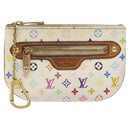 LOUIS VUITTON Monogram Multicolor Pochette MM Pouch White M60028 LV Auth 126318-2