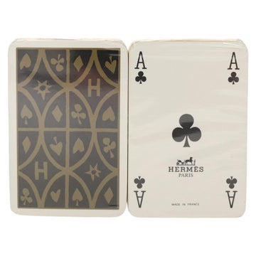 HERMES Playing Cards paper Beige Auth 126321 - 0