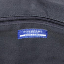 BURBERRY Nova Check Blue Label Tote Bag Nylon Beige Silver Auth 126337-11