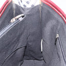 BURBERRY Nova Check Blue Label Tote Bag Nylon Beige Silver Auth 126337-19