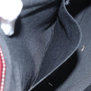 BURBERRY Nova Check Blue Label Tote Bag Nylon Beige Silver Auth 126337-23