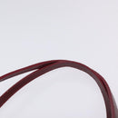 BURBERRY Nova Check Blue Label Tote Bag Nylon Beige Silver Auth 126337-8