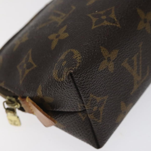 LOUIS VUITTON Monogram Pochette Cosmetic PM Pouch M43998 LV Auth 126340