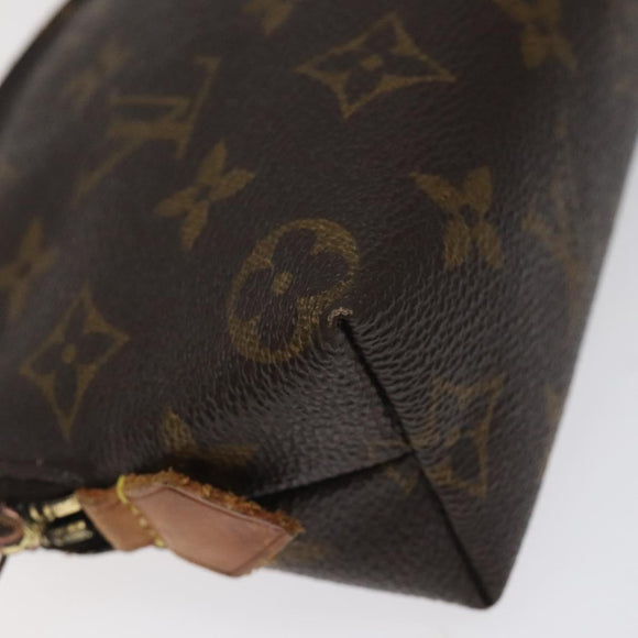 LOUIS VUITTON Monogram Pochette Cosmetic PM Pouch M43998 LV Auth 126341