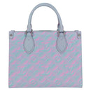 LOUIS VUITTON Monogram Empreinte On The Go PM Bag 2way Blue M46067 Auth 126345SM-13