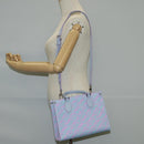 LOUIS VUITTON Monogram Empreinte On The Go PM Bag 2way Blue M46067 Auth 126345SM-22