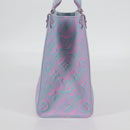 LOUIS VUITTON Monogram Empreinte On The Go PM Bag 2way Blue M46067 Auth 126345SM-3