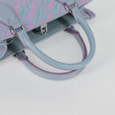 LOUIS VUITTON Monogram Empreinte On The Go PM Bag 2way Blue M46067 Auth 126345SM-7