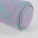 LOUIS VUITTON Monogram Empreinte Micro Papillon Pouch Lila M00837 Auth 126346SAM-16