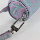 LOUIS VUITTON Monogram Empreinte Micro Papillon Pouch Lila M00837 Auth 126346M-18