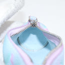 LOUIS VUITTON Monogram Empreinte Micro Papillon Pouch Lila M00837 Auth 126346M-20