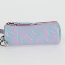 LOUIS VUITTON Monogram Empreinte Micro Papillon Pouch Lila M00837 Auth 126346M-3