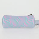 LOUIS VUITTON Monogram Empreinte Micro Papillon Pouch Lila M00837 Auth 126346M-4