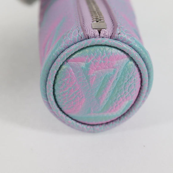 LOUIS VUITTON Monogram Empreinte Micro Papillon Pouch Lila M00837 Auth 126346SAM