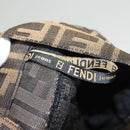 FENDI Zucca Canvas Skirt Black Brown Auth 126349V-12