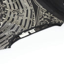 HERMES Tunic Shirt ""DIES ET HORE"" Silk Black Auth 126350-6