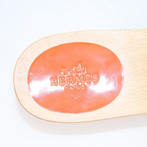 HERMES Sandals Patent leather Orange Auth 126351