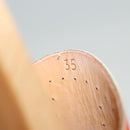 HERMES Sandals Patent leather Orange Auth 126351-16