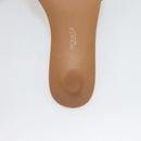 HERMES Sandals Patent leather Orange Auth 126351-26