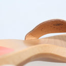 HERMES Sandals Patent leather Orange Auth 126351-30