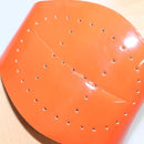 HERMES Sandals Patent leather Orange Auth 126351-7