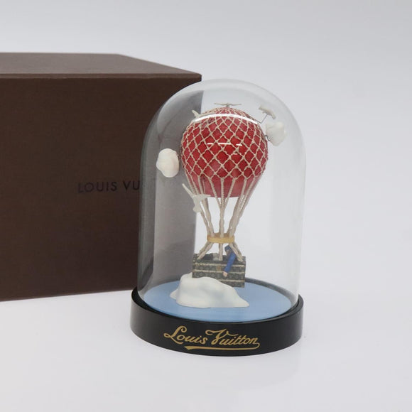LOUIS VUITTON Snow Globe Balloon VIP Only Clear Red LV Auth 126353