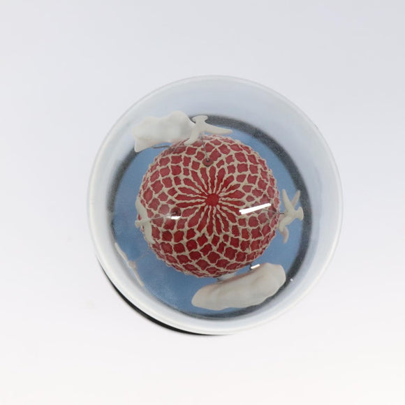 LOUIS VUITTON Snow Globe Balloon VIP Only Clear Red LV Auth 126353