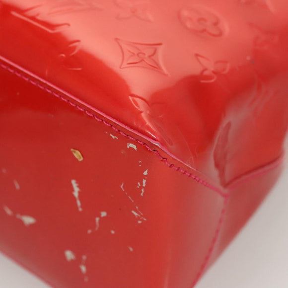 LOUIS VUITTON Monogram Vernis Wilshire PM Hand Bag Rose Pop M93643 Auth 126362