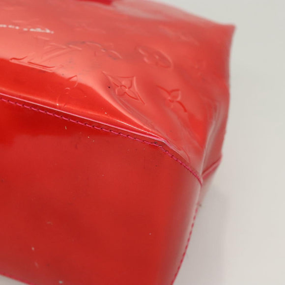 LOUIS VUITTON Monogram Vernis Wilshire PM Hand Bag Rose Pop M93643 Auth 126362