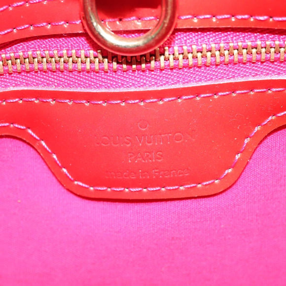 LOUIS VUITTON Monogram Vernis Wilshire PM Hand Bag Rose Pop M93643 Auth 126362