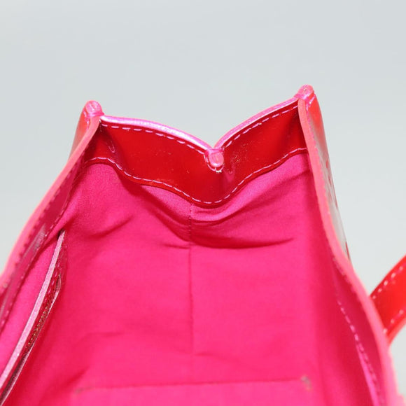 LOUIS VUITTON Monogram Vernis Wilshire PM Hand Bag Rose Pop M93643 Auth 126362
