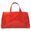 LOUIS VUITTON Monogram Vernis Wilshire PM Hand Bag Rose Pop M93643 Auth 126362-2